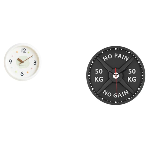 Reloj de pared,Reloj de pared decorativo,moderno y elegante.,Reloj de gimnasio,Reloj de pared con barra para gimnasio en casa Reloj de culturismo,Sala de entrenamiento moderna,decoración
