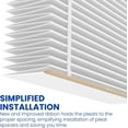 thumbnail image 4 of AprilAire 401 Replacement Furnace Filter for AprilAire 2400, Space-Gard 2400 Whole-House Air Purifiers - MERV 10, 16x25x6 Air Filter (Pack of 2), 4 of 12