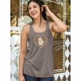 thumbnail image 2 of Mom And Baby Heart Wreath Racerback Tank Women -Image by Shutterstock, Female XX-Large, 2 of 4