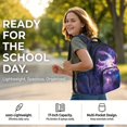thumbnail image 4 of Yspwyqan Space Axolotl Kids Backpack and Lunch Box Set, Lightweight 4 Piece Kids Backpack Set with Pencil Case Water Bottle Bag, 17 Inch School Bookbag for Elementary Middle High School, 4 of 7