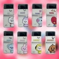 thumbnail image 2 of Funda Para Teléfono Samsung Zflip3 Zflip4 BTSS-7 BT RJ Shooky Cooky Koya Dentro Mang TATA Chimmy D-DAY AgustD Indigo Anti Golpes Cubierta Espacial A Prueba De Caídas Zflip5 Transparente, 2 of 4