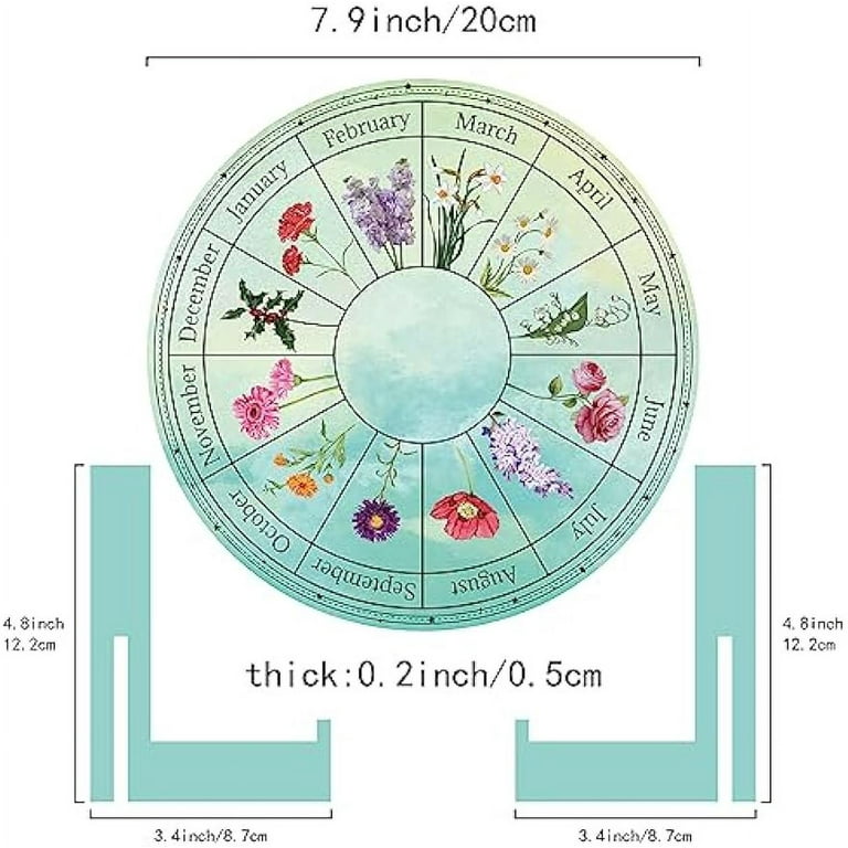 wheel-of-the-year-sign-pagan-decor-wicca-calendar-wiccan-holidays-altar-pendulum-board-witch-stand-flower-walmart-com