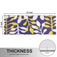 thumbnail image 5 of Kitchen Rugs Sets Of 2,Purple Leaf Pattern Anti Fatigue Kitchen Mat Rugs Non Slip Washable,Decorative Kitchen Floor Mats for Kitchen,Sink,Laundry,17"X47", 5 of 5