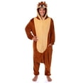 thumbnail image 7 of Looney Tunes Mens' Tasmanian Devil Taz Hooded Union Suit Costume Sleep Pajama, 7 of 7