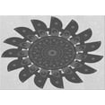 thumbnail image 1 of Ahgly Company Machine Washable Indoor Rectangle Transitional Platinum Silver Gray Area Rugs, 8' x 12', 1 of 7