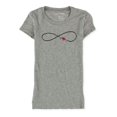 thumbnail image 2 of Camiseta gráfica Aeropostale Mujer You + Me = Infinity XS Gris, 2 of 2