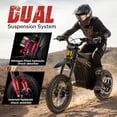 thumbnail image 2 of Heybike Villain 4160W Electric Dirt Bike for Adults, 52V 26AH Battery E Dirt Bike with 45 Mph Top Speed, 14"/12" Fat Tire Electric Dirt Bike Age 13+, Off-Road Only, 2 of 7