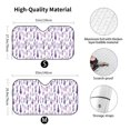 thumbnail image 5 of Yiaed Lavender Flowers Print Car Windshield Sunshade Front Auto Car Front Window Sun Shade Foldable Sun Visor Shield Cover Auto Accessories for Sedan SUV Truck-Small, 5 of 5