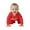 Red-1, variant on AWZXDE Christmas Pajamas Family Christmas Pajamas Short Sleeve Family Matching Pajamas Long Sleeve Red Sleepwear For Parents And Baby Loungewear Infant,9-12 Months