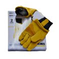 thumbnail image 4 of Holmes Gant en Cuir Résistant à l'Eau 2 pk Hiver L - Jaune, 4 of 5