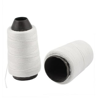 Unique Bargains 2pcs Cotton Darning White Black Sewing Thread