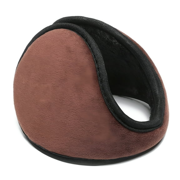 TELOLY Men Women Ear Warm Protector Winter Earmuffs Unisex Windproof Riding Earmuffs with Thicken Plush Lining for Men Women Outdoor Cycling Warm Soft Ear