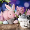 thumbnail image 7 of LEFTHIGH Home Easter Bunny Hanging Adornments Cute Long eared Bunnies Decorate Decorations For A Party Home Holiday Ornament 1 Piece Home and Kitchen, 7 of 7