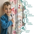 thumbnail image 3 of Blackout Kids Curtains,Pioneer Flower Floral Print Pattern Childrens Insulated Curtains Set Of 2,Bedroom Essentials,Toddler Room Decor 42"x54", 3 of 5