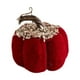 thumbnail image 1 of Adorno de calabaza de espuma de tela para escritorio, centro de mesa decorativo, 9 x 9 cm Rojo, 1 of 9