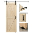 thumbnail image 3 of 30in x 84in Sliding Barn Door with Barn Door Hardware Kit, 3 of 7