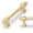 Brushed Gold-3'' Hole Center(76mm)-10, variant on Brushed Brass Knob 10 Pack Cabinet & Furniture Pulls