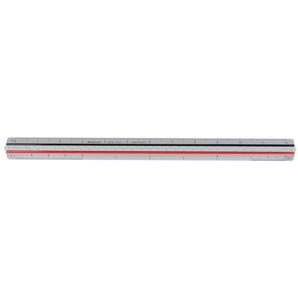 Regla de báscula triangular STAEDTLER Professional de 30 cm de metal