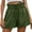 Army Green, variant on Aayomet 2023 Womens Shorts for Summer Casual Flowy Shorts High Waisted Ruffle Wrap Skorts Pull On Elastic Waist Vacation Women,Army Green XXL