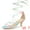 Green/Pink, variant on Allegra K Women's Lace Up Strappy Tie Dye Kitten Heels Sandals Cyan (Size 6)