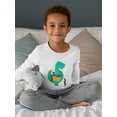 thumbnail image 2 of Image Conscious Dinosaur With Puppies Long Sleeve Toddler -Jay Fleck Designs, Unisex 2 Toddler, 2 of 4