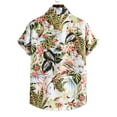 thumbnail image 3 of Leesechin Men's Hawaiian Shirts Big and Tall Party Shirts Short Sleeves Printed Button Down Summer Beach Shirts Tops on Clearance, 3 of 8
