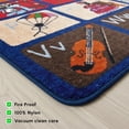 thumbnail image 3 of SAFECASTLE ABC Picture Phonics Alphabet Educational Area Rug for Kids 7'8" x 10'4" Preschool & Classroom Learning Carpet with Upper and Lowercase Letters, Rug for Early Learning, Daycare & Playrooms, 3 of 7