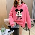 thumbnail image 2 of Sudadera de manga larga para mujer 2024 nuevo otoño e invierno estilo coreano suelto bf estilo perezoso chaqueta engrosada de terciopelo de moda con capucha, 2 of 5