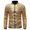 Gold, variant on Jackets For Men Fall Jacket Casual Solid Standing Collar Long Sleeve Sequin Dance Dress Zip Black