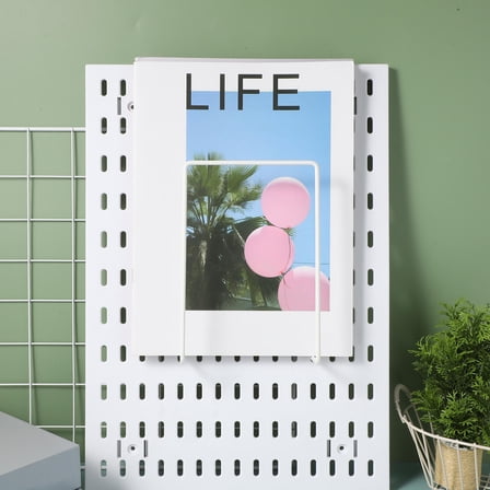 FRCOLOR 4 Pcs Organizer Wall Shelf .00X12.50X6.00CM White