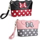 thumbnail image 1 of 2pcs Cute Makeup Bag - Leather Travel Makeup Handbag With Zipper - Cute Bags Of Purse Pink & Black, 1 of 4