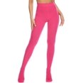 thumbnail image 2 of HSHDLDF Women's 80 Denier Tights Soft Opaque Solid Color Footed Pantyhose, 2 of 7