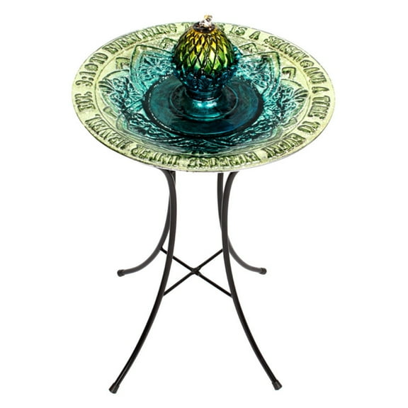 Beckett Glass/Metal A Season for Everything Fountain