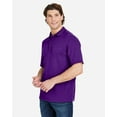 thumbnail image 2 of CORE365 CE104 Men's Market Snag Protect Mesh Polo-Campus Purple-L, 2 of 6
