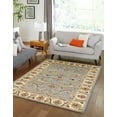 thumbnail image 3 of Unique Loom Voyage Collection Area Rug - Hickory (7' 10" x 10' Rectangle Light Blue/Brown), 3 of 10