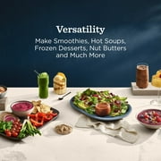 خلاط Vitamix Ascent X2، عبوة 48 أونصة، لون أسود داكن 