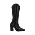 thumbnail image 2 of Platonia | Bota Larga Slim De Tacón Milan Cabra Piel Sintético Negro Para Mujer, 2 of 5