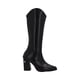 thumbnail image 2 of Platonia | Bota Larga Slim De Tacón Milan Cabra Piel Sintético Negro Para Mujer, 2 of 5