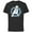 Black, variant on Marvel Avengers: Endgame Logo Silver Speed - Short Sleeve Cotton T-Shirt for Adults - Customized-Natural