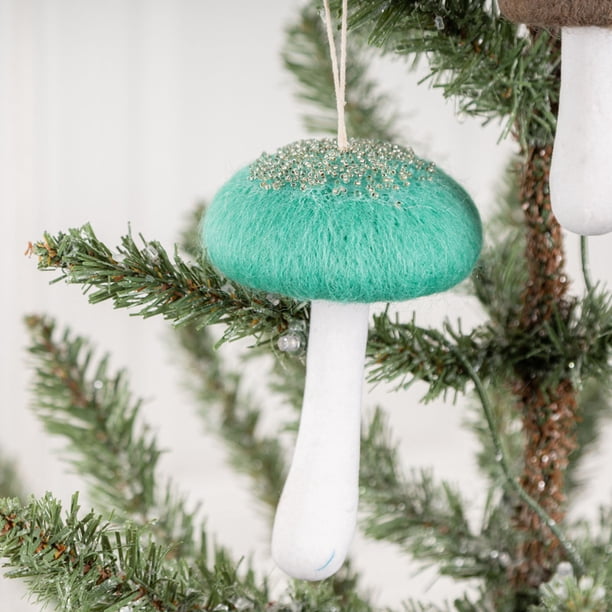 Christmas Pendant Cute Decoration Gift Green And Brown Christmas Tree Decoration