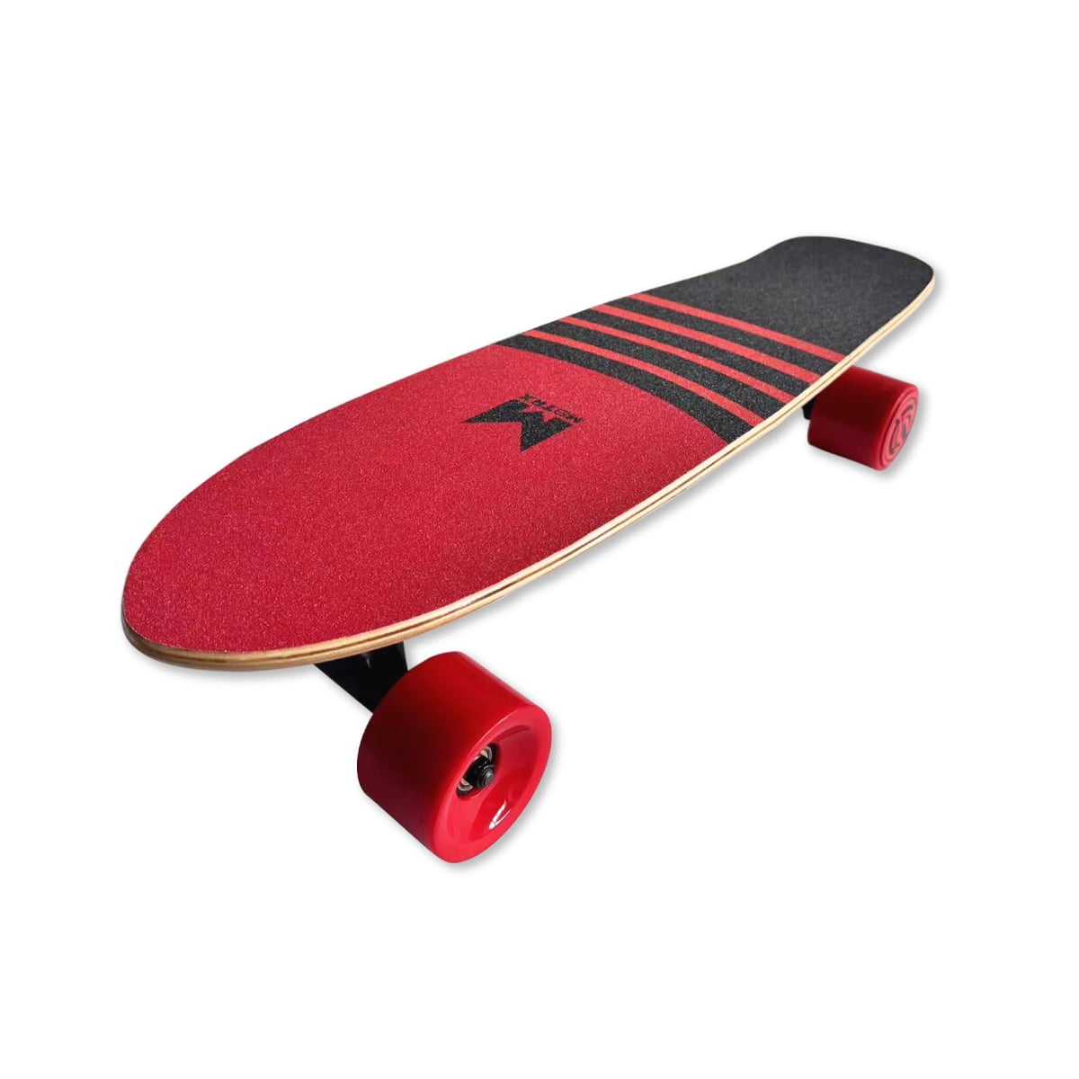 M8TRX EB100 Electric Skateboard, Gravity Sensor Riding, 300 Watt, 28" Deck, 10 MPH, Red