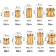 thumbnail image 2 of Knurled Nut M2 M2.5 M3 Female Thread Round Ground Nuts Injection Molding Brass Insert,For 3D Print Parts Inserted Nuts Assortment Kit-200 Pcs, 2 of 7
