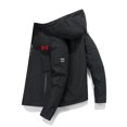 thumbnail image 3 of Chaqueta con capucha para hombre, abrigo de algodón a prueba de viento con cremallera, parka gruesa y cálida, estilo informal, novedad de invierno, 2024, 3 of 5