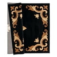 thumbnail image 2 of Designer Home Swan Area Rug 2050 11770 Barnsley Black Scrolls Petals 1' 10" x 2' 8" Rectangle, 2 of 2