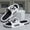 White, variant on Alphabet Fashion Slides - Vibrant Creative Design, Ultra-Lightweight, Breathable, Open-Toe, Comfortable Slippers for Indoor, Outdoor, Beach, Shower, Spring, and Summer Wear