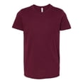 thumbnail image 1 of Bella Canvas Jersey Short-Sleeve Tee 3001Y, XL, Maroon, 1 of 2