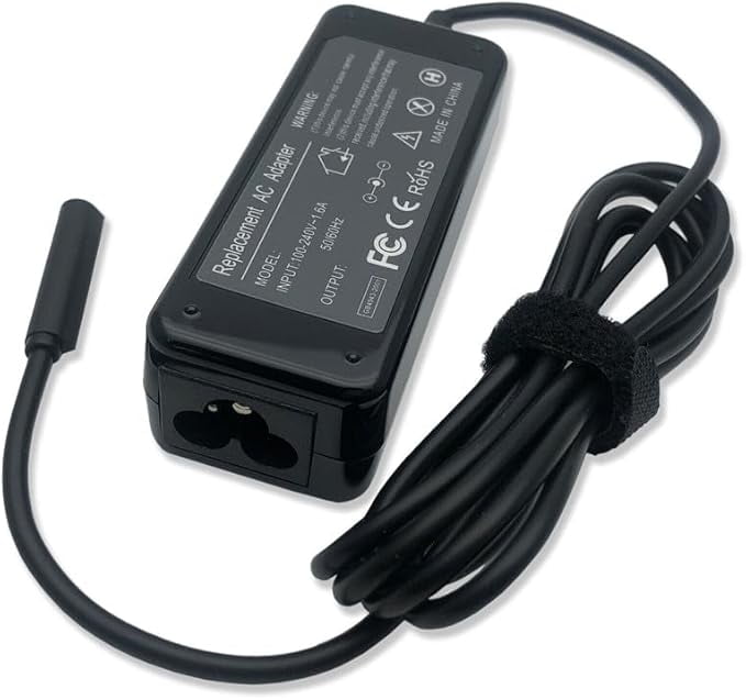 Nuxkst Global AC/DC Adapter for Surface RT Windows 64GB Model 1516 Tablet PC 12V 3.6A 45W Power Supply Cord Cable PS Wall Home Battery Charger Mains PSU