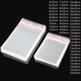 thumbnail image 1 of 100 Pcs 5 Fils Sac Auto-Adhésif Transparent Refermable Imperméable Cadeau Nourriture Bonbons Sac de Rangement en Cellophane, 1 of 5