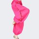 thumbnail image 2 of Pantalones elegantes de danza del vientre para mujer - Pantalones anchos con abertura de gasa y lentejuelas - Cintura elástica, talla única para cinturas de 68-110 cm, 2 of 3