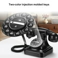 thumbnail image 4 of Retro Corded Landline Telephone With Redial Function Classical Vintage Design, 4 of 10
